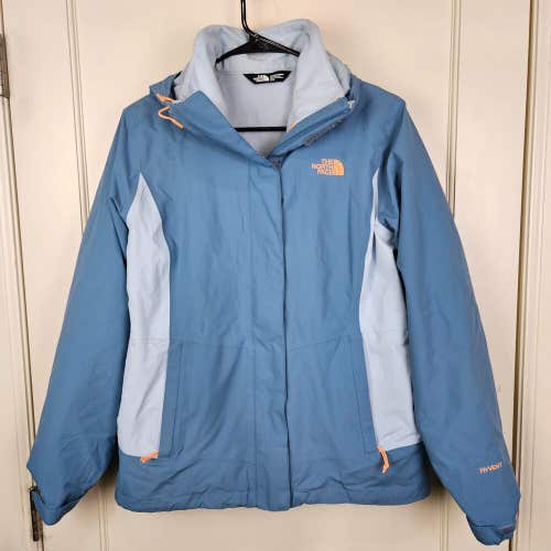 The North Face Hyvent Claremont Triclimate Jacket Blue Women's Size: M 3-in-1