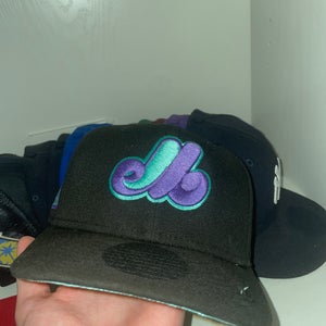 Black Used 7 5/8 New Era Hat