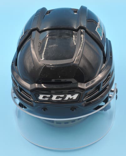 San Jose Barracuda AHL Game-Used CCM Black Helmet Pro Stock