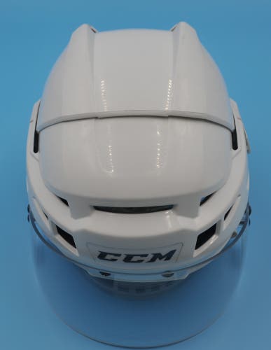 San Jose Sharks Pro Stock Return White Medium CCM Helmet