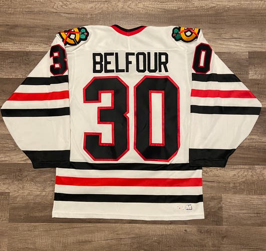 Vintage Ed Belfour Chicago Blackhawks jersey