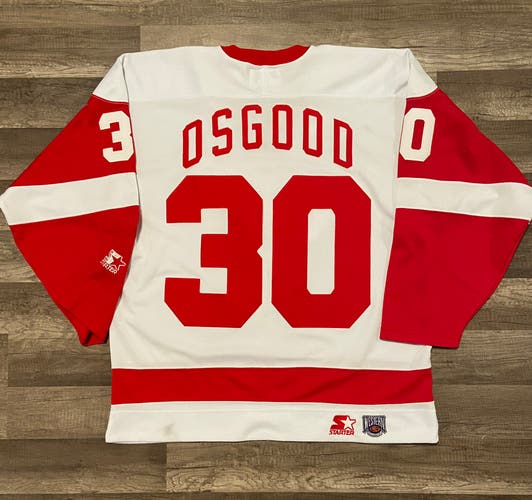 Vintage Chris Osgood Detroit Red Wings hockey jersey
