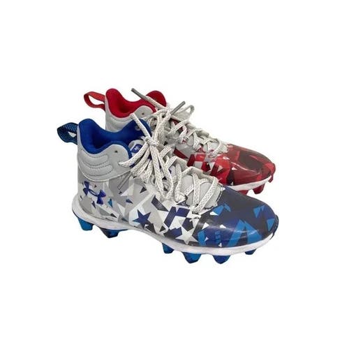Under Armour Spotlight Franchise RM "USA" Grade School Boys' Football Cleat size 4 Youth