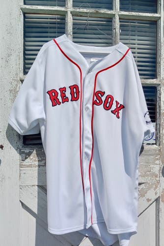 Boston Red Sox No Number Home White Jersey Size XXL