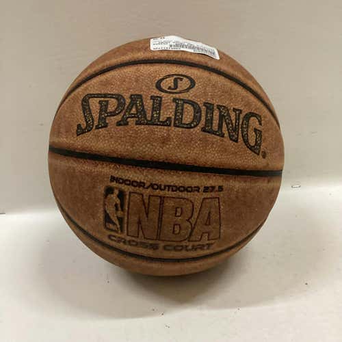 Used Spalding Nba Cross Court Basketballs