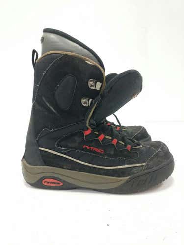 Used Nitro Black Senior 12.5 Men's Snowboard Boots