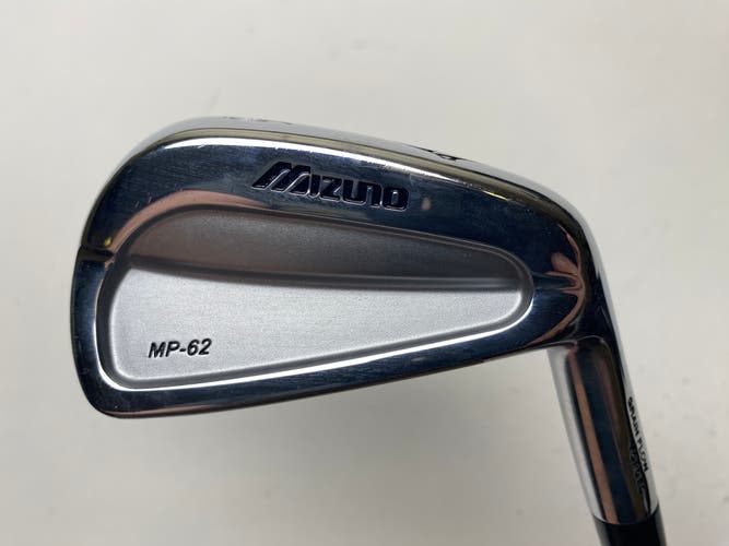 Mizuno MP 62 Single 6 Iron Dynamic Gold S300 Stiff Steel Mens RH Midsize Grip