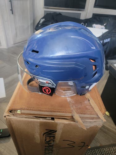 Used CCM Pro Stock Tacks 710 Helmet w/visor