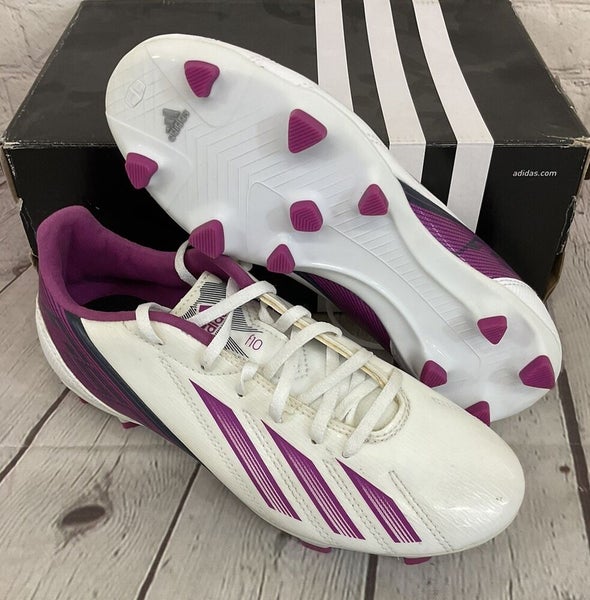 Adidas G65358 F10 TRX FG Women's Soccer Cleats White Vivid Pink US Size 5