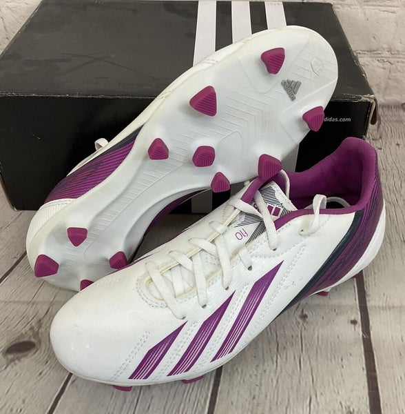 Adidas G65358 F10 TRX FG Women's Soccer Cleats White Vivid Pink US Size 5