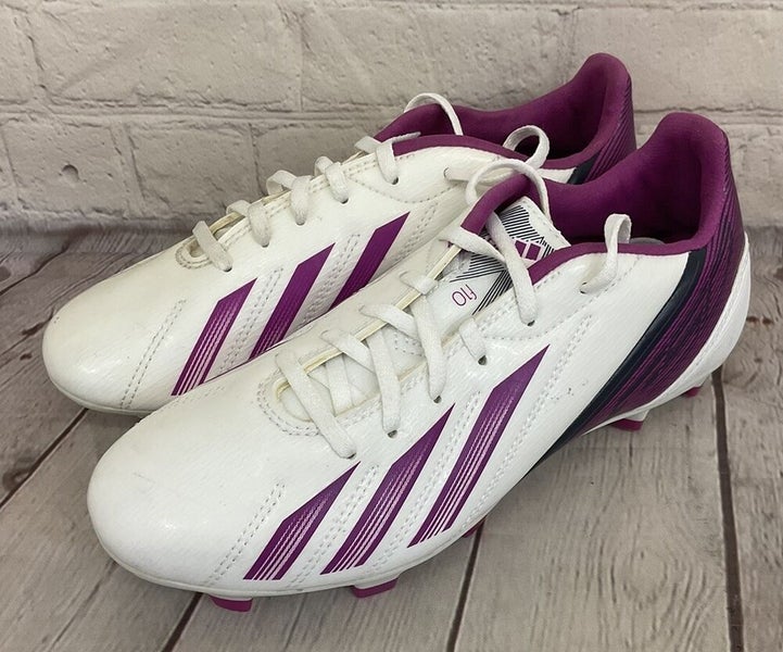 Adidas G65358 F10 TRX FG Women's Soccer Cleats White Vivid Pink US Size 5
