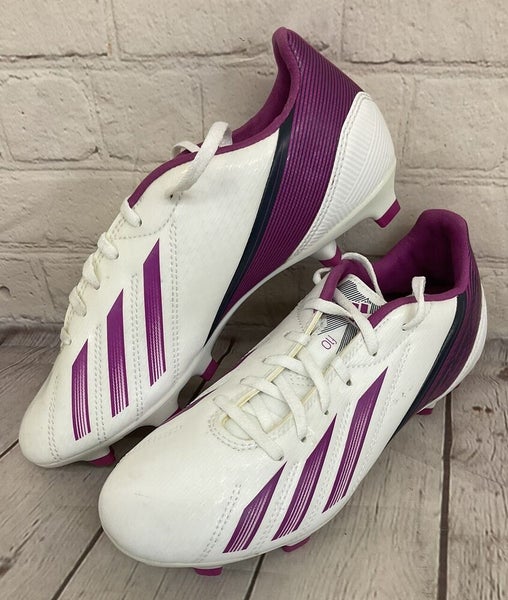 Adidas G65358 F10 TRX FG Women's Soccer Cleats White Vivid Pink US Size 5