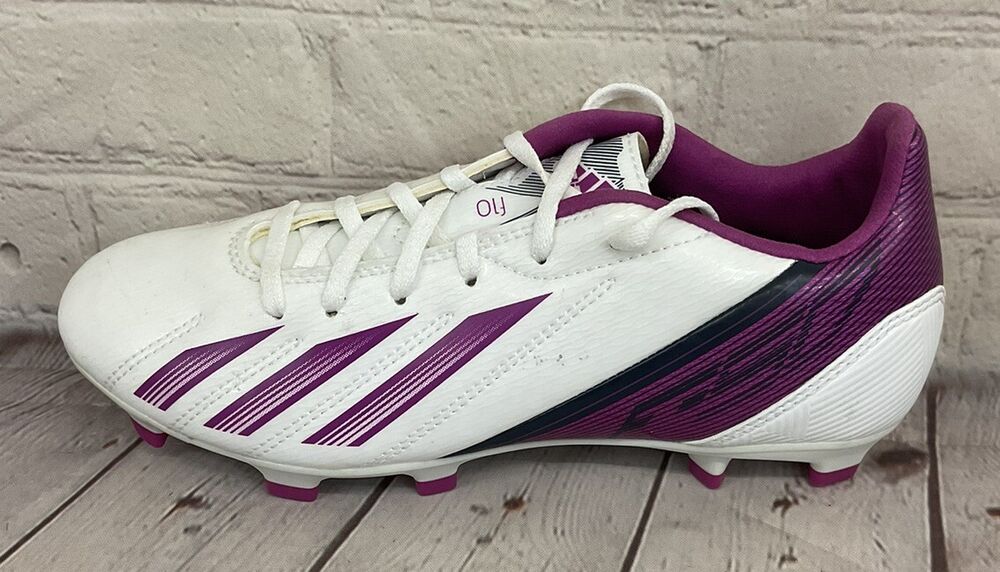 Adidas G65358 F10 TRX FG Women's Soccer Cleats White Vivid Pink US Size 5