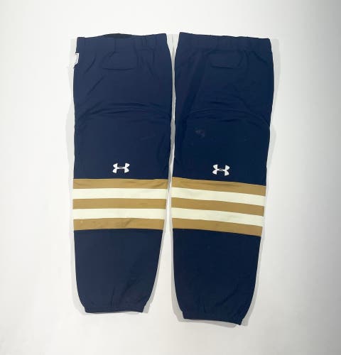 Notre Dame Alternate Under Armour Game Socks - Navy