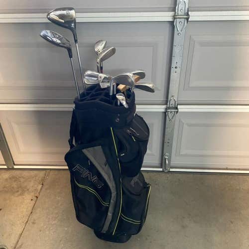 Ping G700 Golf Club Complete Set With Ping Pioneer Golf Bag