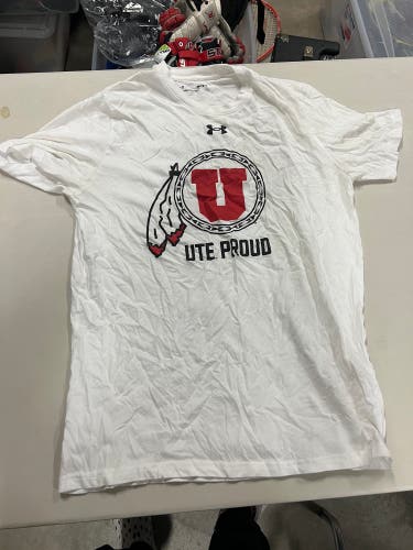 Utah Lacrosse Team Issued Ute Proud Lacrosse Shirt (medium)