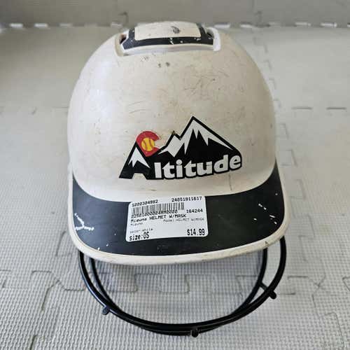 Used Mizuno Helmet W Mask One Size Baseball And Softball Helmets