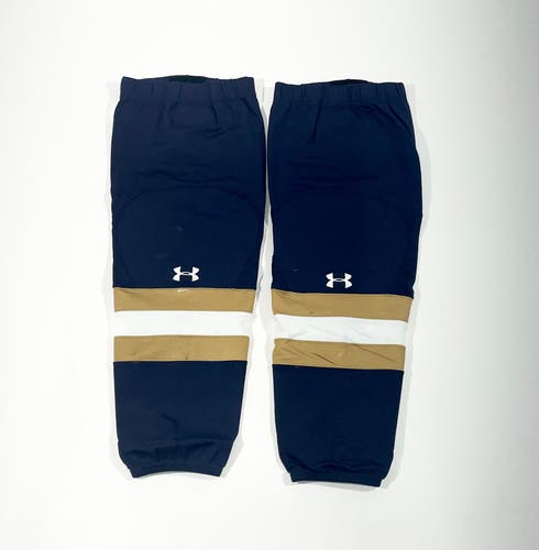 Notre Dame Under Armour Game Socks - Navy