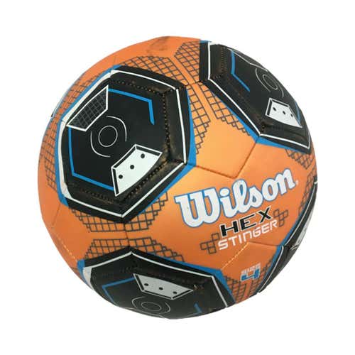Used Wilson Hex Stinger 4 Soccer Balls