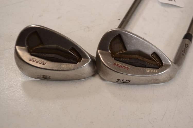 LEFT HANDED Ping Tour Gorge 54*, 60* Wedge Set Recoil 110 F4 Graphite #173825
