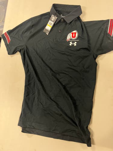 Brand New University of Utah Lacrosse Team Issued Polo (medium)