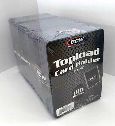 Trading Card Holder - 3 x 4 Topload Hard Cover - 100/pk