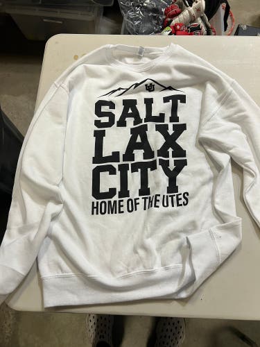 Brand New University of Utah Lacrosse Team Issued Salt Lax City Sweater (Medium)