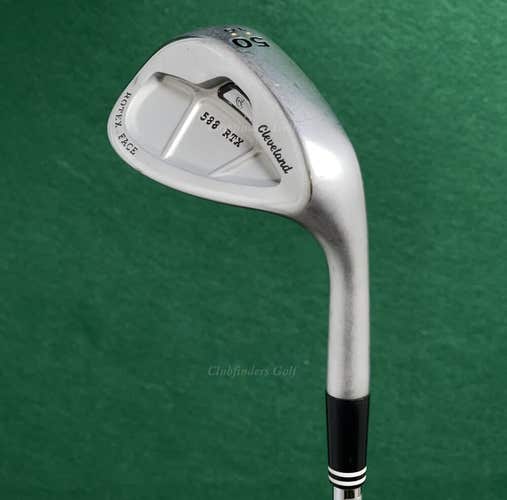 Cleveland 588 RTX Rotex Face Chrome 50-10 50° AW Wedge Flex Dynamic Gold Steel