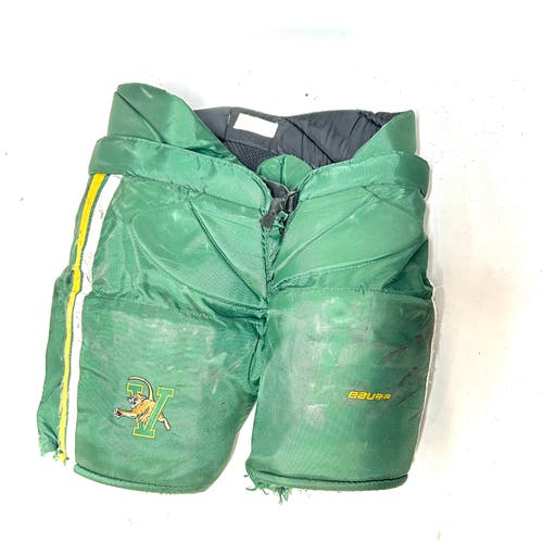 Bauer Goalie - Used NCAA Pro Stock Goalie Pants (Green/White/Yellow)