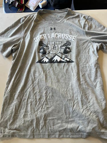University of Utah Lacrosse Team Issued Summer Swole Shirt (medium)