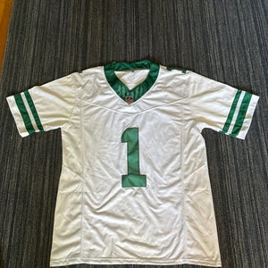White New Medium/Large Jets Jersey