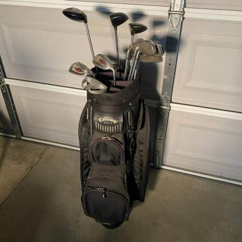Callaway Big Bertha Golf Club Complete Set With Callaway Golf Bag