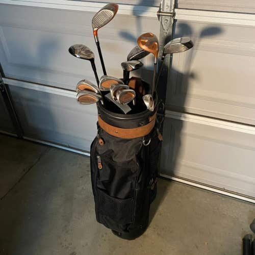 Taylormade Burner Golf Club Complete Set With Golf Bag