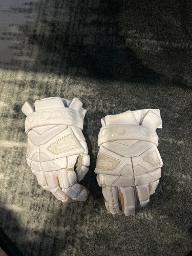 Adidas White Lacrosse Gloves