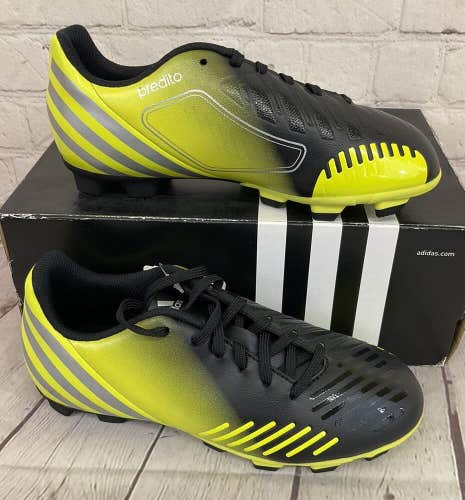 Adidas Q34779 Predito LZ TRX FG J Youth Soccer Cleats Black Yellow US Size 3.5