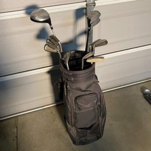 Golden Bear Golf Club Complete Set With Golf Bag