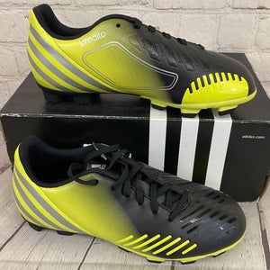 Adidas Q34779 Predito LZ TRX FG J Youth Soccer Cleats Black Yellow US Size 4