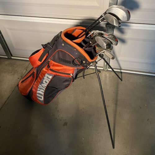 Wilson Prestige Golf Club Complete Set With Stand Bag See Description