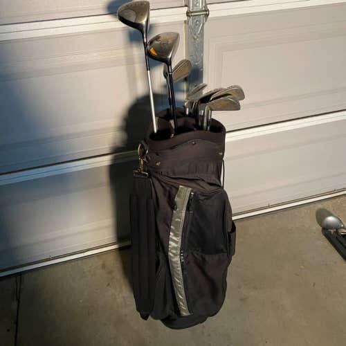 Mens Right Handed Lynx Golf Club Complete Set With Bag