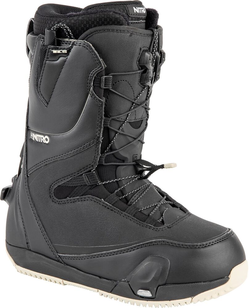 NEW $300 Burton Idiom Mens Snowboard Boots!  Size 7.5 Euro 40.5  Black  Leather NEW $300 Burton Idiom Mens Snowboard Boots! Size 7.5 Black  main image 3