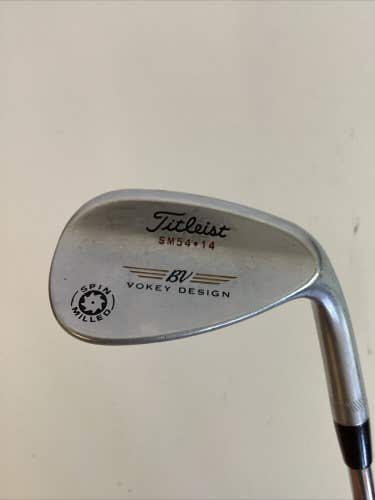 Titleist Vokey Spin Milled Wedge 54* With Steel Shaft