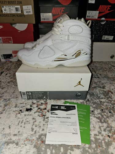 Size 12 OVO x Air Jordan 8 Retro White Drake Nike Jordan Collab Og All Size 12