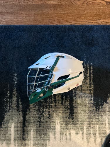 R Lacrosse Helmet White