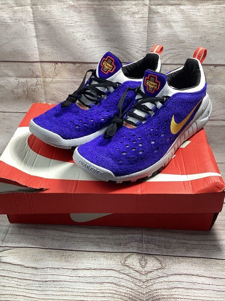 Nike Free Run Trail Shoes Men\'s 10 Concord Blue Running Athletic Hiking Sneakers Nike Free Run Trail Concord Taxi for Sale | Authenticity  main image 4
