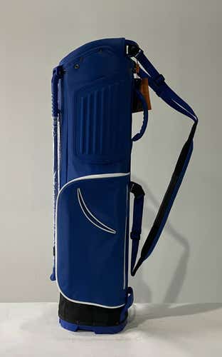 Stitch SL2 Stand Bag Blue White 4-Way Divide Single Strap Golf Bag NEW