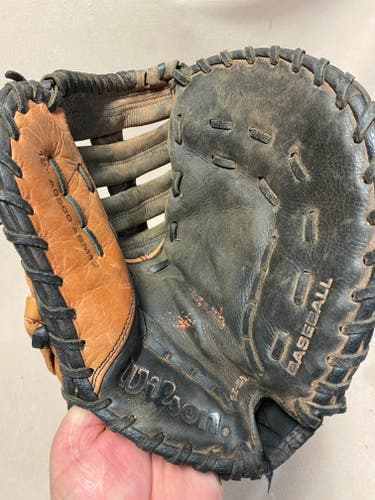 Used Right Hand Throw Wilson Catcher's A500 Baseball Glove 12"