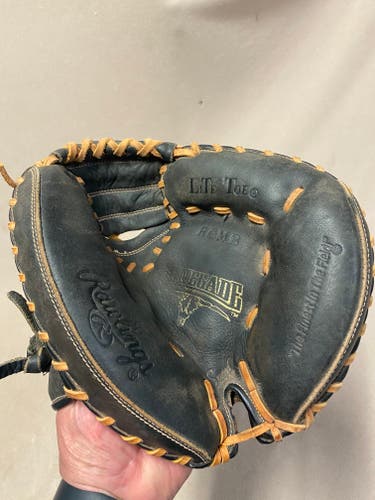Used Right Hand Throw Rawlings Catcher's Renegade Lite Toe Baseball Glove