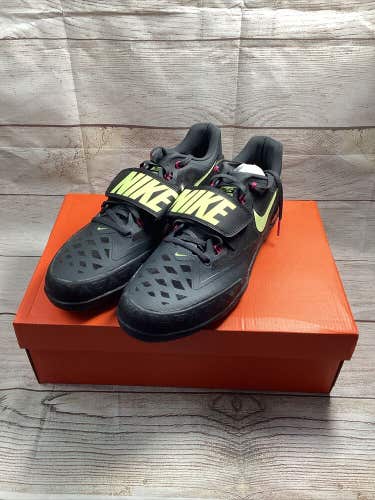 Nike Zoom Rotational 6 Throwing Shoes Size 12 Men Black Lemon Twist 685131-004