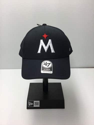 Minnesota Twins '47 Brand MLB MVP Adjustable Strapback Hat Navy