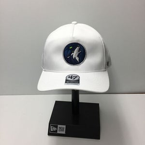 Minnesota Timberwolves '47 Brand NBA White Hitch Adjustable Snapback Hat